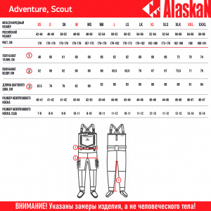 Вейдерсы Alaskan Adventure